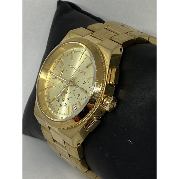 Michael Kors MK5926 Women's Gold Stainless Steel Analog Dial Quartz Watch OP757 - Picture 4 of 12